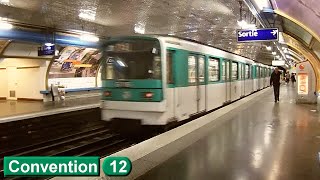 Métro de Paris  Convention  Ligne 12  RATP MF67 [upl. by Legnalos]