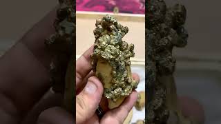 Rainbow pyrites with limonite afghanistan gemstonepakistan gemstone crystals semipreciousstone [upl. by Yellhsa]