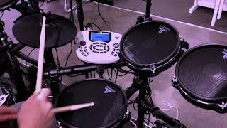 TOURTECH TT22M Portable Electronic Drum Kit  SOUND BITE [upl. by Enilram]