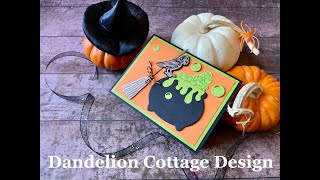 How To make the Potions amp Spells Halloween Giftcard Holder [upl. by Larochelle]