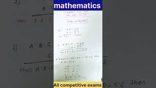 Ratio and proportionmaths viralshorts notes [upl. by Alema61]