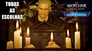 THE WITCHER 3 HEARTS OF STONE  ABRETE SÉSAMO  TODAS AS ESCOLHAS [upl. by Nattirb809]