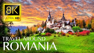 ROMANIA 8K • Beautiful Scenery Relaxing Music amp Nature Drone Video in 8K ULTRA HD [upl. by Trever]