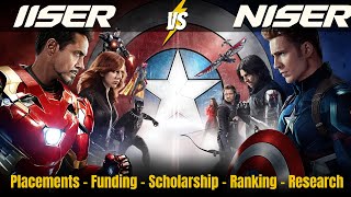 IISERs vs NISER Comparison  Placement Fees Ranking IAT amp NEST Exam [upl. by Ahmed818]