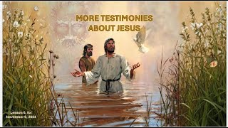 MORE TESTIMONIES ABOUT JESUS [upl. by Airelav]