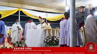 HOLY SATURDAY  Easter Vigil  Onitsha Archdiocese [upl. by Estey]