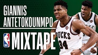 Giannis Antetokounmpos OFFICIAL 2018 NBA Season Mixtape [upl. by Ecinuahs]