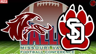 Southern Illinois vs South Dakota Week 5 Missouri Valley College Football Live Game Cast amp Chat [upl. by Tarsuss]