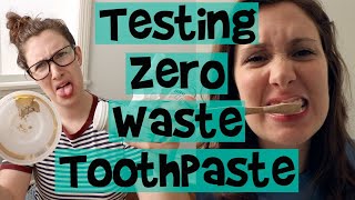 Testing ZERO WASTE Toothpaste  Bite Davids Mouthful amp more [upl. by Ajoop953]