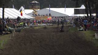 MXGP of Benelux 2013  Soderberg Crash  Lierop  Motocross [upl. by Kantor]