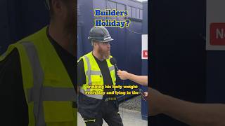 What do builders do on their holidays🤣 shorts funny funnyvideo construction builders [upl. by Eillen]