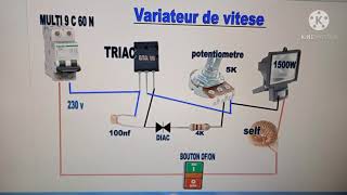 schéma de cablage de variateur de vitesse expliquer [upl. by Anadroj]