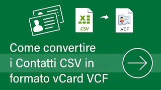 Converti i Contatti CSV in file vCard vcf  Scarica il Convertitore da CSV a VCF di Softaken [upl. by Nairahcaz]