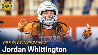 Jordan Whittington On Being Drafted And Joining Puka Nacua amp Cooper Kupp In The Rams Receivers Room [upl. by Ardnassac342]