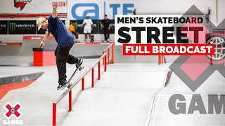 Men’s Skateboard Street FULL COMPETITION  X Games 2022 [upl. by Leler]