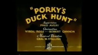 Looney Tunes 1937 “Porky’s Duck Hunt” P3  Warner Bros Pictures [upl. by Yurt]