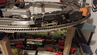 Lionel prewar tinplate on the move 259E Columbia 1689E Commodore Vanderbilt and 1668 Torpedo [upl. by Reaht]