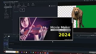 How to remove green screen in Windows Movie Maker 2024  Windows movie maker tutorial [upl. by Novat412]