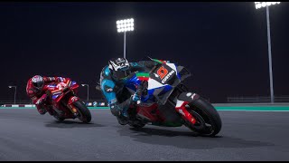 JOHANN ZARCO VS ENEA BASTIANINI MOTOGP DOHA QATAR 2024 SEASONS MOD TEST TV REPLAY [upl. by Mirabella]