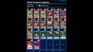 YuGiOh Duel Links  Ogdoadic Trial Deck Gameplay Striker Expansion Loaner Deck [upl. by Ylnevaeh]