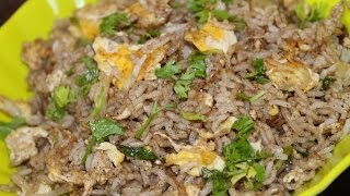 quick and easy egg fried rice in kannada [upl. by Aihsyak]