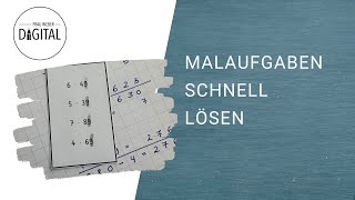 Malaufgaben geschickt lösen inkl Arbeitsblatt [upl. by Faye]