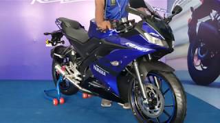 2018 Yamaha R15 V3 Daytona fullsystem exhaust note [upl. by Venus]