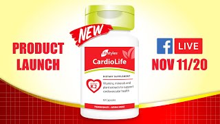 CardioLife Product Launch on FB LIVE Nov 1120 [upl. by Sonia]