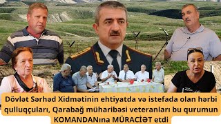 Ehtiyatda və istefada olan DSXnin hərbi qulluqçularından generalpolkovnik Elçin Quliyevə ŞİKAYƏT [upl. by Modla586]