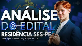 RESIDÊNCIA SESPE Maior Residência do Nordeste UPENETIAUPE ANÁLISE COMPLETA DO EDITAL [upl. by Sansone]