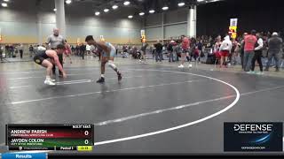 2020 USAW Preseason Nationals3463 High School 9th10th Grade 145 Jayden Colon Izzy Style Wrestlin [upl. by Gyasi]