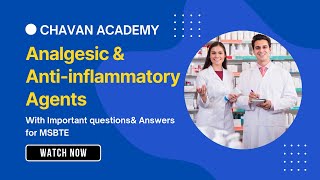 Analgesic amp Anti Inflammatory Agents Complete Guide for MSBTE Diploma Pharmacy NSAIDs amp Star drugs [upl. by Ahselef213]