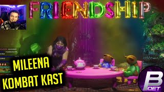 Mortal Kombat 11 Ultimate Mileena Friendship amp Breakdown Kombat Kast Highlights REACTION [upl. by Neerahs]