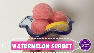 Watermelon Ice cream Sorbet Recipe icecream homemade watermelon fresh easy delicious vegan [upl. by Atirihs]