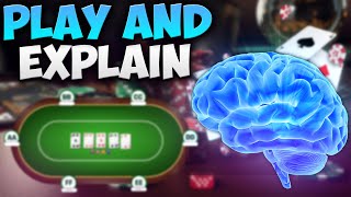 Rush amp Cash 100NL Play and Explain Ep4 ggpoker poker onlinepoker [upl. by Schinica]