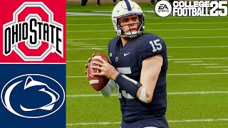 Ohio State vs Penn State  College Football 25  Full Game PS5 Simulation [upl. by Viehmann455]