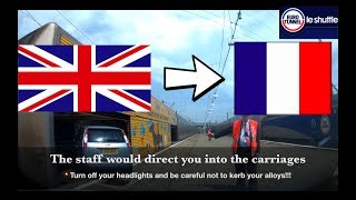 EUROTUNNEL UK TO FRANCE BY CAR  FOLKESTONE TO CALAIS STEP BY STEP [upl. by Gavriella93]