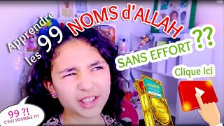 Marjane REACTION 💖 Comment apprendre les 99 noms dAllah  MÉTHODE COMPLETE pour enfants musulmans [upl. by Siward82]