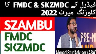 FMDC CLOSING MERIT  FMDC Admission 2023  SKZMDC CLOSING MERIT 2022 [upl. by Gnivri]