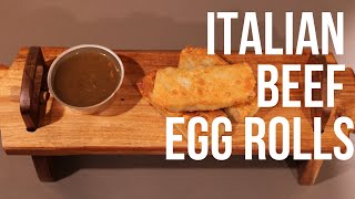 Italian Beef Egg Rolls  SIMPLE MEALS [upl. by Mazonson]