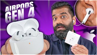 Apple AirPods 4 ANC Unboxing amp First Look  Tiny But Powerful🔥🔥🔥 [upl. by Aerda]