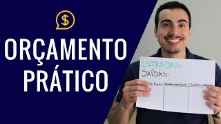 Como fazer um ORÇAMENTO FAMILIAR  4 passos simples e práticos [upl. by Suillenroc]