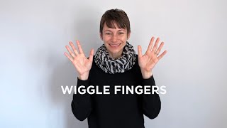 Wiggle Fingers  Finger Play  Educational Videos for Kids  Manual Dexterity  Opposites [upl. by Annairba]