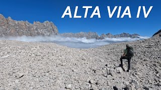 Hiking 92km on Alta Via 4 in Dolomites Italy [upl. by Otipaga]