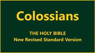 New Revised Standard Version  Colossians [upl. by Lilia]