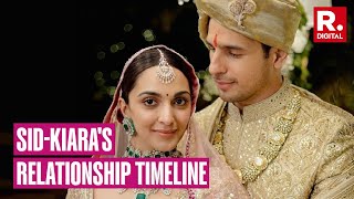 Timeline of Sidharth MalhotraKiara Advani’s Dreamy Love Story From Reel Life To Real Life Partners [upl. by Ahsiekan97]