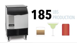 IceOMatic ICEU150FA Undercounter Full Cube Ice Maker [upl. by Lisa]