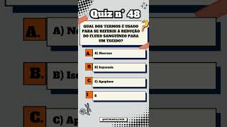 Quiz n° 48 quiz patologia enem [upl. by Ahtelrac925]