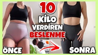 2 AYDA 10 KİLO VERDİREN BESLENME DÜZENİM  Hangi Yemeklerle Nasıl 10 Kilo Verdim  Kaç Öğün Yedim [upl. by Winchell]