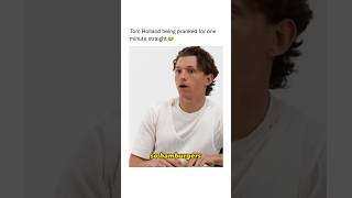 Tom Holland being pranked for one of minute straight shorts funny fyp memes viral [upl. by Dianuj]